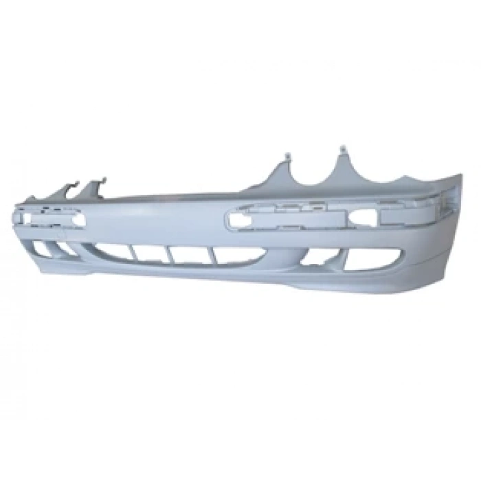 MERCEDES E CLASS- W210- 00/02; ÖN TAMPON KOYU GRİ(SİS/BAND DELİKLİ/FAR YIKAMASIZ/CLASSIC/ELEGANCE)TY