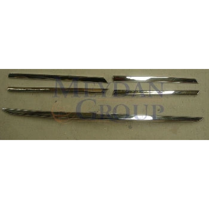 MERCEDES ML CLASS- W163- 98/05; ÖN PANJUR ÇITASI NİKELAJLI SET (5 PARÇA)