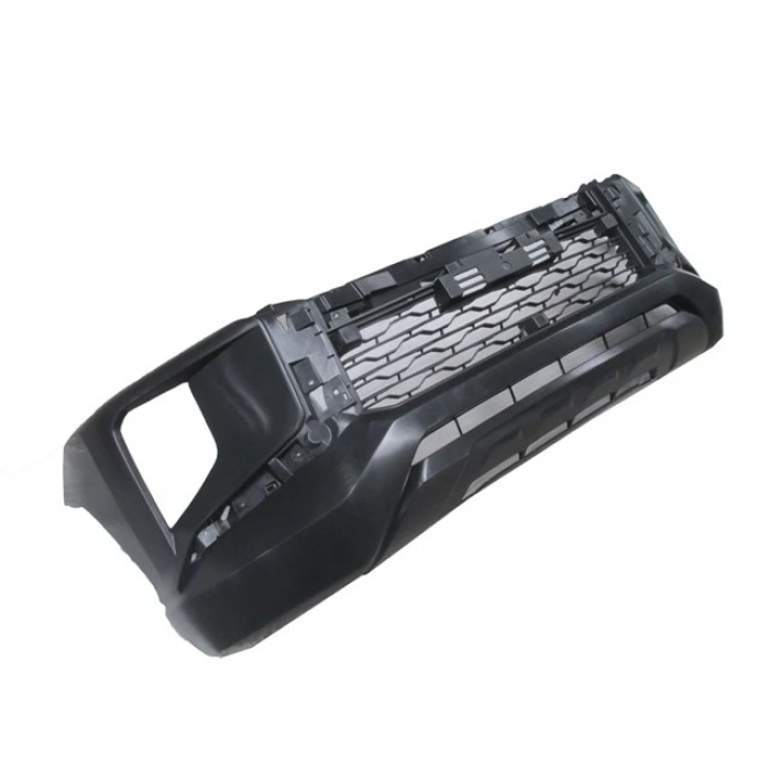 MITSUBISHI L200- PICK UP- 19/22; ÖN TAMPON SİYAH (PANJURLU/KARLIKLI/FAR YIKAMA DELİKSİZ(TYG/FPI)