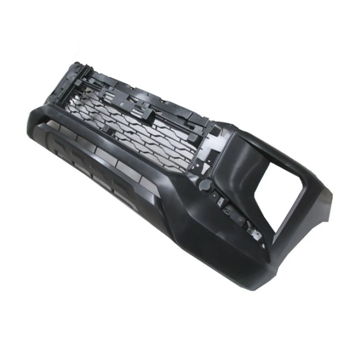 MITSUBISHI L200- PICK UP- 19/22; ÖN TAMPON SİYAH (PANJURLU/KARLIKLI/FAR YIKAMA DELİKSİZ(TYG/FPI)