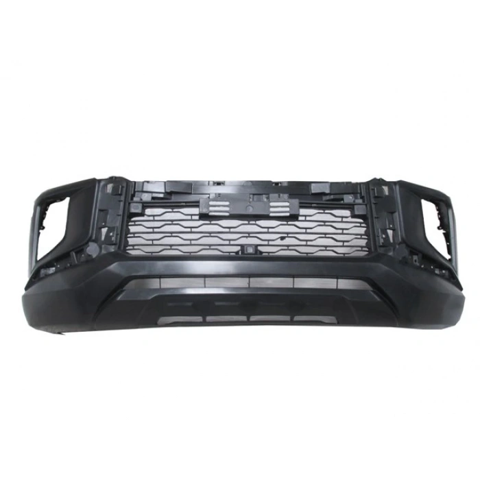 MITSUBISHI L200- PICK UP- 19/22; ÖN TAMPON SİYAH (PANJURLU/KARLIKLI/FAR YIKAMA DELİKSİZ(TYG/FPI)