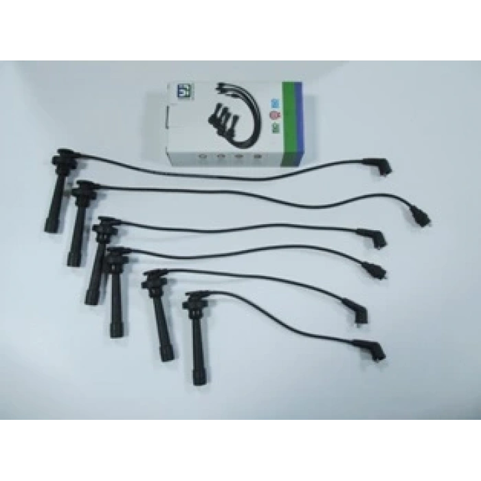 MITSUBISHI PAJERO- 92/97; BUJİ KABLOSU TAKIM (24V)(6G72-6G74)3.0/3.5 cc (6 SİLİNDİR)(YOW JUNG)