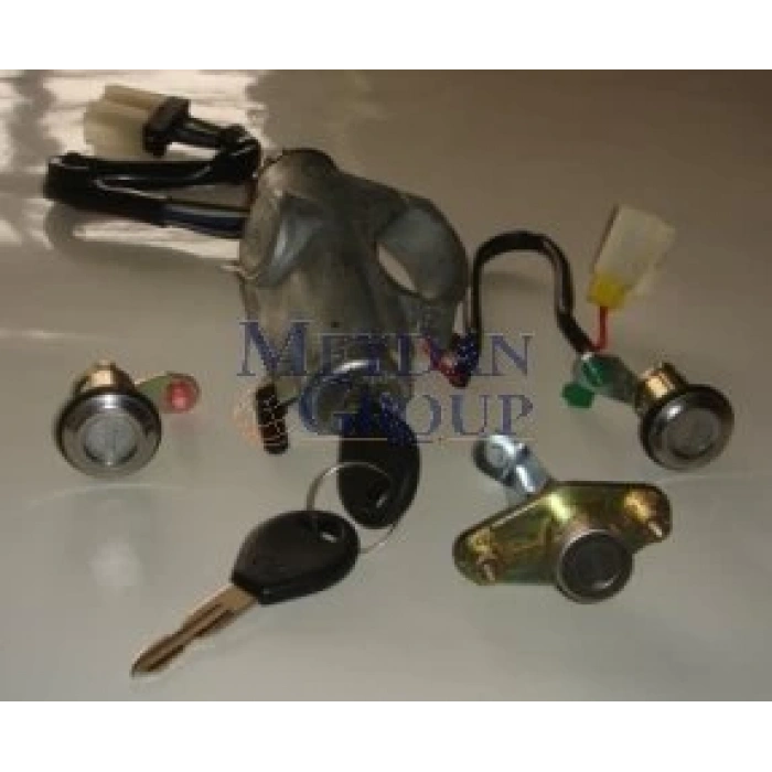 NISSAN SUNNY- B13- 90/94; KONTAK KİLİT SETİ (3LÜ) (KONTAK/KAPI/BAGAJ)