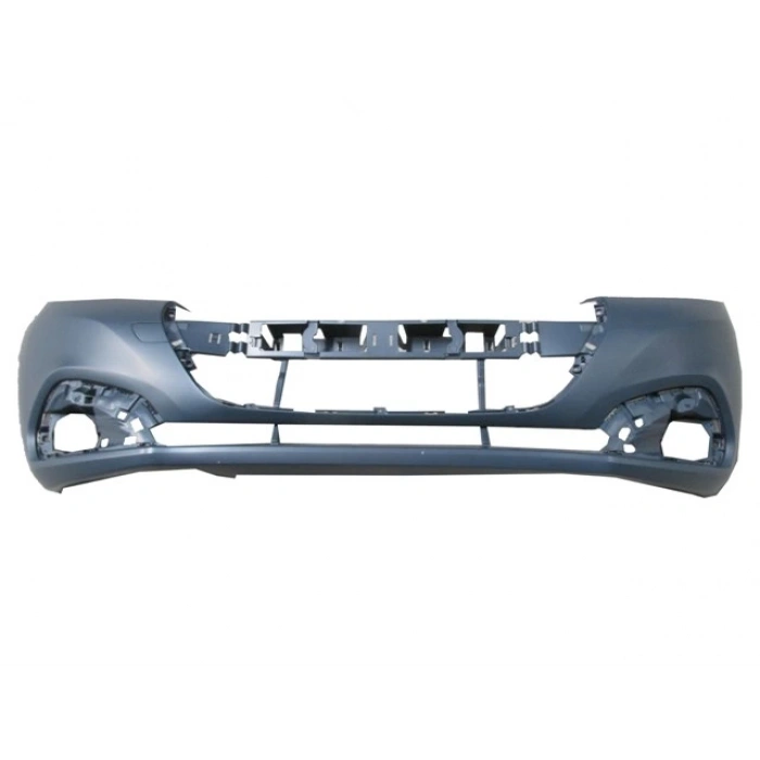 PEUGEOT 208- 16/20; ÖN TAMPON SİYAH SİS DELİKLİ/SENSÖR DELİKSİZ/ÇEKİ KAPAKLI (TW)