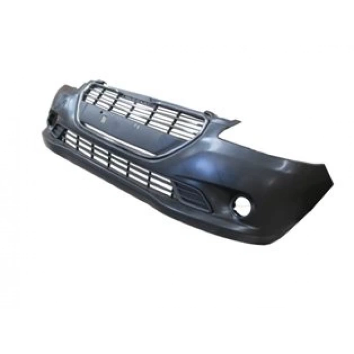 PEUGEOT 301- 13/16; ÖN TAMPON SİYAH (PANJURLU/SİS BRAKETLİ/NİKELAJ ÇITALI/ÇEKİ KAPAKLI)(TW)