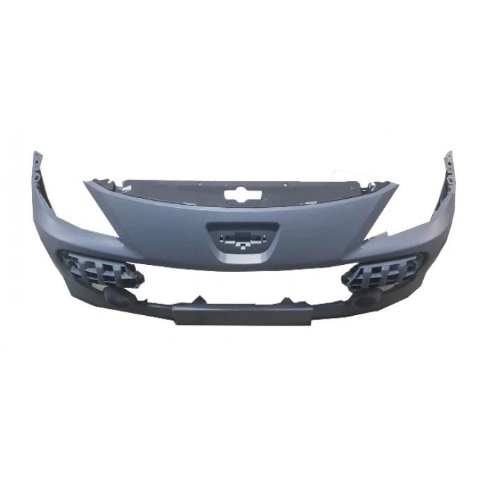 PEUGEOT 307- 06/08; ÖN TAMPON GRİ ASTARLI(PANJUR/BANT DELİKLİ/SİS ÇERÇEVELİ)(PANEL ÜST KORUMALI)TW