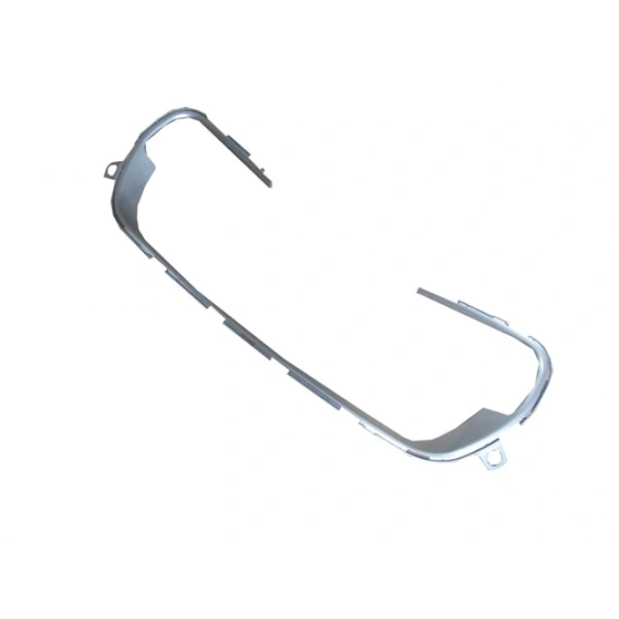 PEUGEOT 308- 11/13; ÖN TAMPON PANJURU ÇERÇEVESİ GÜMÜŞ GRİ (LM)