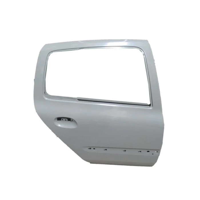 RENAULT CLIO- 2- HB- 98/01; ARKA KAPI KOMPLE SAĞ BAND DELİKLİ/GRİ BOYALI (İCELİ/ÇEKOMASTİKLİ)(TW)