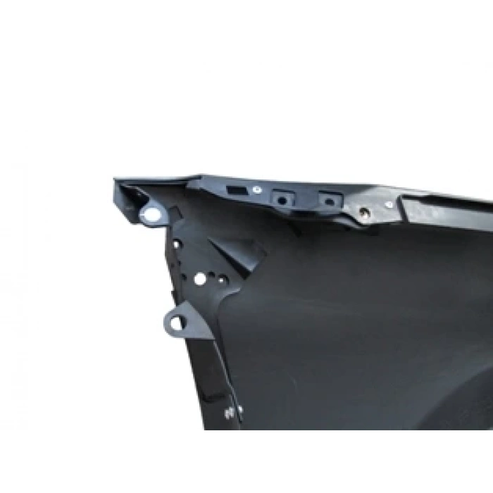 RENAULT MEGANE- 2- 03/09; ÖN ÇAMURLUK DELİKLİ SOL SİYAH PLASTİK (EUROBUMP/SIMYI)