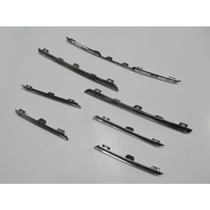 RENAULT MEGANE- 4- SD- 21/24; ÖN PANJUR ÜST ÇITASI NİKELAJLI SET (7 PARÇA)