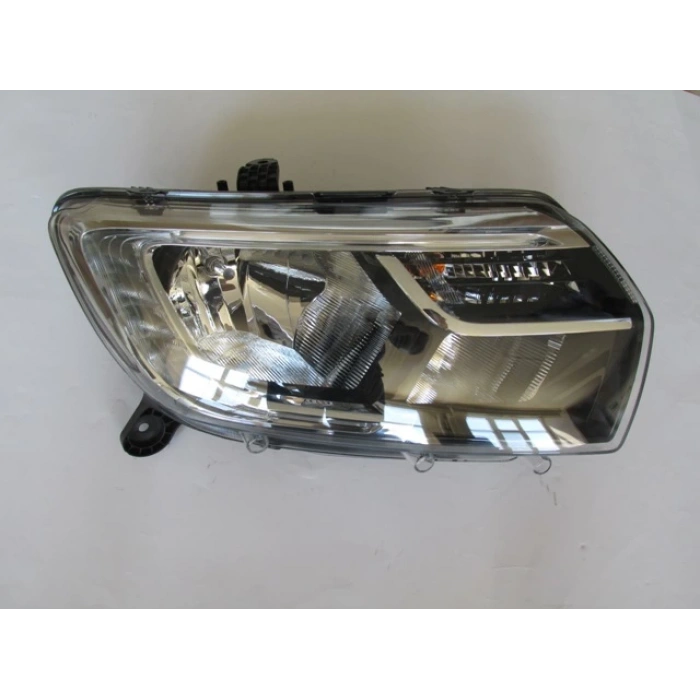 RENAULT SYMBOL- 17/21; FAR LAMBASI SAĞ MANUEL SİYAH LEDLİ (E MARKLI)