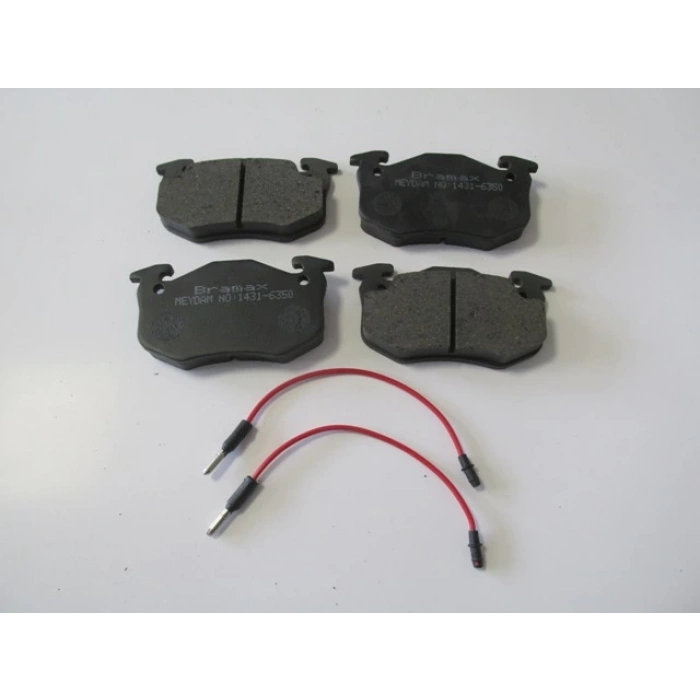 RENAULT TWINGO- 01/02; ÖN FREN BALATASI (2 KABLOLU)(DİSK)(105X54,7X15) (BRAMAX)