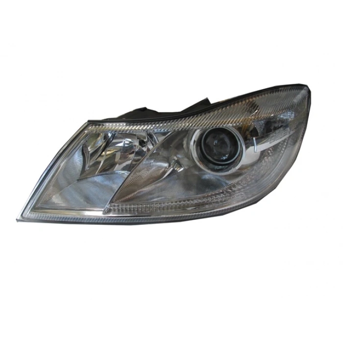 SKODA OCTAVIA- 05/09; FAR LAMBASI SOL ELEKTRİKLİ/MOTORLU/MERCEKLİ (H7/H1) (TW-Y)