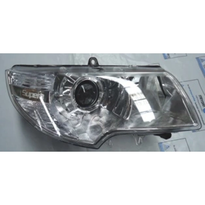 SKODA SUPERB- 09/12; FAR LAMBASI SAĞ ELEKTRİKLİ/MOTORLU/MERCEKLİ