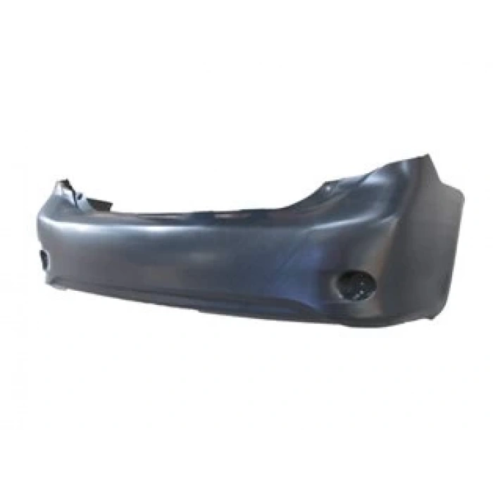 TOYOTA COROLLA- E150- 07/10; ARKA TAMPON SİYAH (REFLEKTÖR DELİKLİ (SENSÖR DELİKSİZ) (TYG)