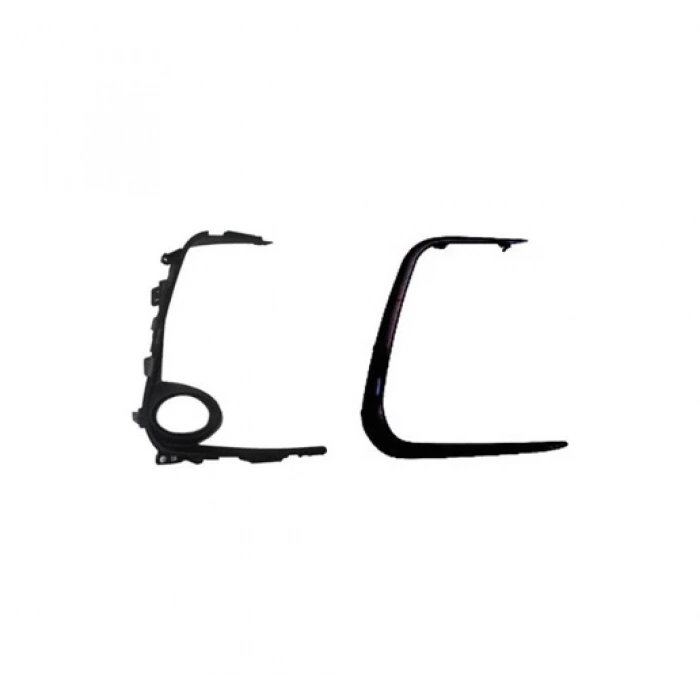 TOYOTA COROLLA- E210- 19/25; SİS LAMBA KAPAĞI SAĞ SİS DELİKLİ SİYAH İÇ DIŞ SET (2 PARÇA)