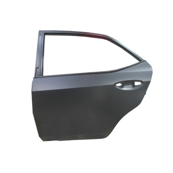 TOYOTA COROLLA- NDE180- 13/18; ARKA KAPI KOMPLE SOL SİYAH (BAND DELİKSİZ) (İCELİ/ÇEKOMASTİKLİ) (TW)