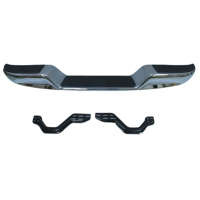 TOYOTA HILUX- PICK UP LN145- 02/05; ARKA TAMPON (NİKELAJLI ALTI BOMBELİ BAĞLANTI BRAKETLERİ İLE)FPI)