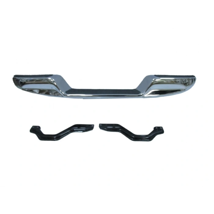 TOYOTA HILUX- PICK UP LN145- 02/05; ARKA TAMPON (NİKELAJLI ALTI BOMBELİ BAĞLANTI BRAKETLERİ İLE)FPI)