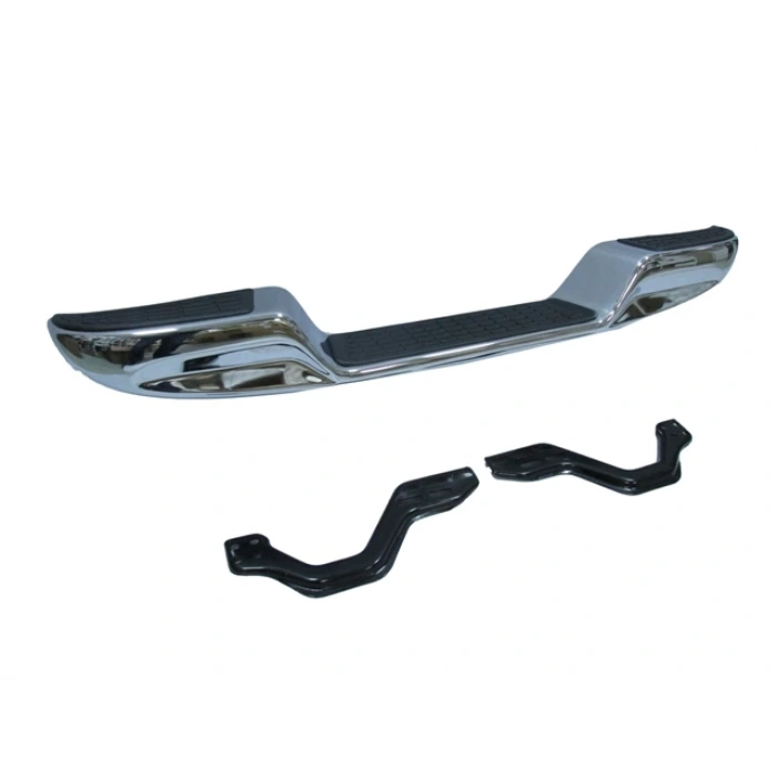 TOYOTA HILUX- PICK UP LN145- 02/05; ARKA TAMPON (NİKELAJLI ALTI BOMBELİ BAĞLANTI BRAKETLERİ İLE)FPI)