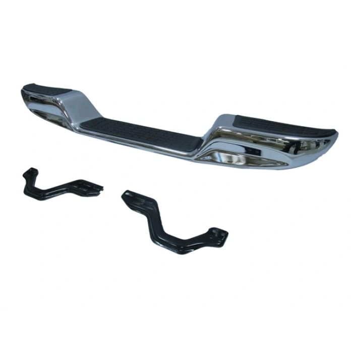 TOYOTA HILUX- PICK UP LN145- 02/05; ARKA TAMPON (NİKELAJLI ALTI BOMBELİ BAĞLANTI BRAKETLERİ İLE)FPI)