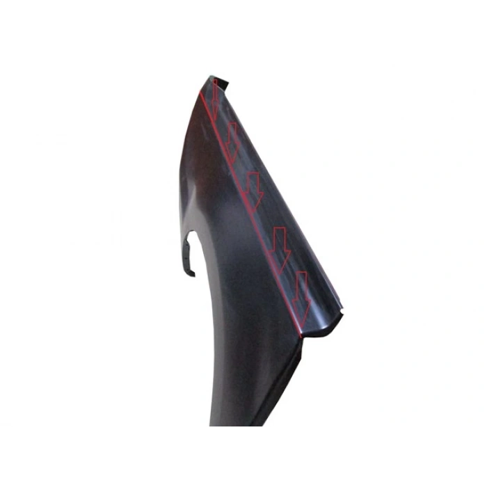 TOYOTA HILUX- PICK UP VIGO- 05/11; YARIM ARKA ÇAMURLUK SAĞ (ÜST KISMI KESİLİP TAKILABİLİR