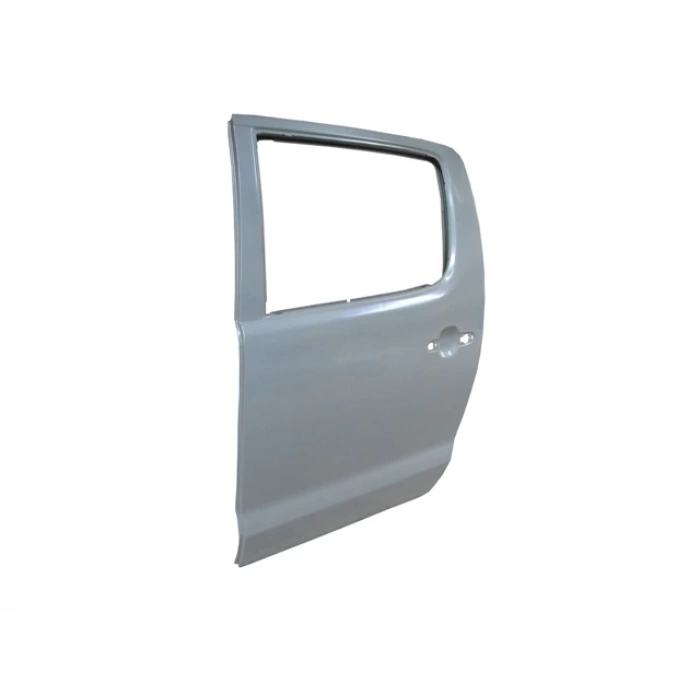 TOYOTA HILUX- PICK UP VIGO- 12/15; ARKA KAPI KOMPLE SOL GRİ BOYALI/ÇELİK BARLI(İCELİ)(YAN SANAYİ