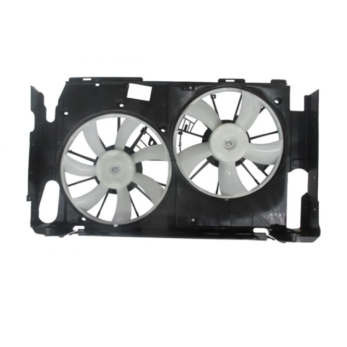 TOYOTA RAV4- 04/12; RADYATÖR VE KLİMA FAN DAVLUMBAZI KOMPLE ÇİFTLİ (5+7 KANAT) (MOTORLU) (ORİS)