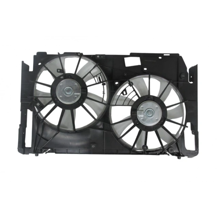TOYOTA RAV4- 04/12; RADYATÖR VE KLİMA FAN DAVLUMBAZI KOMPLE ÇİFTLİ (5+7 KANAT) (MOTORLU) (ORİS)
