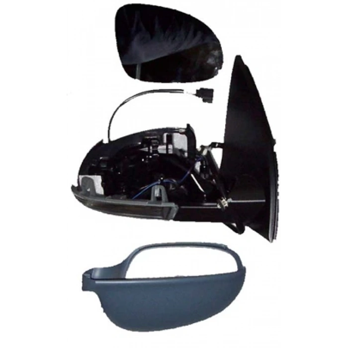 VOLKSWAGEN GOLF- 5- 04/09; KAPI AYNASI SAG ELEKTRIKLI/ISITMALI/SINYALLI (GRI KAPAKLI) (TW)