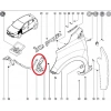 RENAULT CLIO- 4- SPORT TOURER- 13/16; ÖN ÇAMURLUK BAĞLANTI SUPORTU SOL (UÇ KISIM) (SAC) (EAGLE BODY)