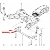 RENAULT MEGANE- 2- 03/09; MOTOR BEŞİĞİ ÖN TRAVERSİ (BEŞİK)
