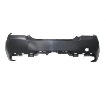 (YENİ ÜRÜN!!!)PEUGEOT 508- 14/17; ARKA TAMPON SİYAH KARLIKLI KOMPLE (ÇİFT EKSOZ DELİKLİ) (TW)