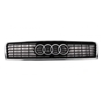 AUDI A4- 02/05; ÖN PANJUR SİYAH (NİKELAJ ÇERÇEVELİ) (ARMASIZ) (TYG)