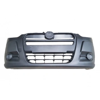 FIAT DOBLO- 11/15; ÖN TAMPON SİYAH ÇEKİ DEMİR KAPAKLI (SİS DELİKSİZ)