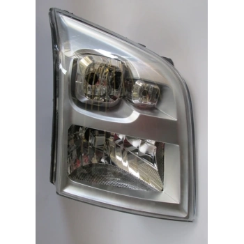 FORD TRANSIT- V347- 07/13; FAR LAMBASI SAĞ ELEKTRİKLİ/MANUEL GRİ 7 FİŞLİ (H4)(AYFAR) (E MARKLI)