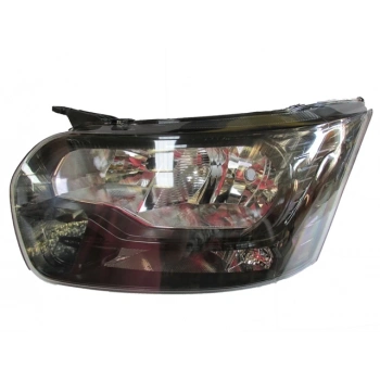 FORD TRANSIT- V363- 19/25; FAR LAMBASI SOL ELEKTRİKLİ/MOTORLU SİYAH ÇERÇEVELİ LEDSİZ (AYFAR)E MARKLI