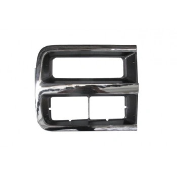 GMC SIERRA- 92/96; FAR ÇERÇEVESI SOL NIKELAJLI KOYU GRI(TYG)