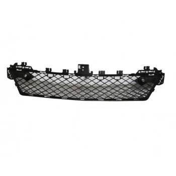 MERCEDES C CLASS- W204- 11/13; ÖN TAMPON PANJURU ORTA SENSÖR DELİKLİ (AVANTGARDE) SİYAH (TW)