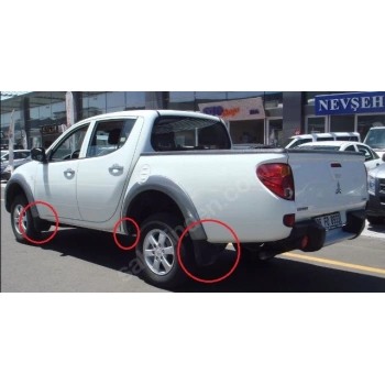 MITSUBISHI L200- PICK UP- 10/15; ARKA ÇAMURLUK AĞZI PLASTİĞİ SAĞ (DODİK) 4X2