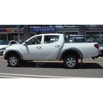 MITSUBISHI L200- PICK UP- 10/15; ÖN ÇAMURLUK AĞZI PLASTİĞİ SOL (DODİK) 4X2