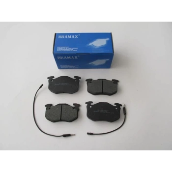 PEUGEOT 306- SD/HB- 00/01; ARKA FREN BALATASI (2 KABLOLU)(DİSK) (105X54,9X11)(BRAMAX)