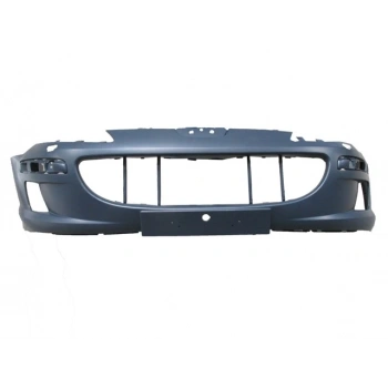 PEUGEOT 407- 04/11; ÖN TAMPON GRİ (ASTARLI (BANT/SİS DELİKLİ (FAR YIKAMA DELİKLİ) TW)