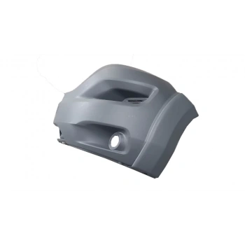 PEUGEOT BOXER- 14/24; ÖN TAMPON UCU SOL GRİ (SİS DELİKLİ) (DODİK DELİKLİ)