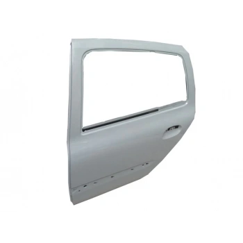 RENAULT CLIO- 2- SD/HB- 02/08; ARKA KAPI KOMPLE SOL BAND DELİKLİ/GRİ BOYALI (İCELİ/ÇEKOMASTİKLİ)(TW)