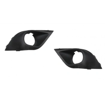 RENAULT CLIO- 4- HB- 16/20; SİS LAMBA KAPAĞI SİS DELİKLİ SAĞ/SOL SET (2PARÇA)SİYAH/NİKEL. ÇITASIZ(TW