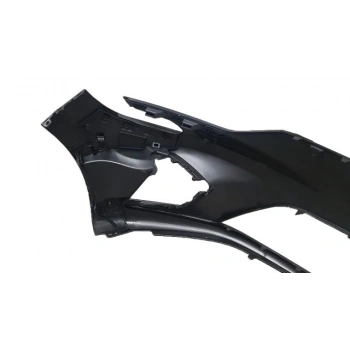 RENAULT CLIO- 5- HB- 20/23; ÖN TAMPON SİYAH (SENSÖR DELİKSİZ/BRAKETLİ/ÇEKİ DEMİRİ KAPAKLI) (TYG)