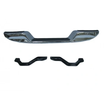 TOYOTA HILUX- PICK UP LN145- 98/01; ARKA TAMPON NİKELAJLI ALTI BOMBELİ (BAĞLANTI BRAKETLERİ İLE)FPI)