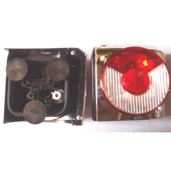 VOLKSWAGEN TRANSPORTER- T4- 02/03; MODIFIYE STOP LAMBASI SAG/SOL SET NIKELAJLI/KIRMIZI (TYC)