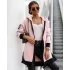 Pudra Yırtmaç Detay Fermuarlı Polar Sweat